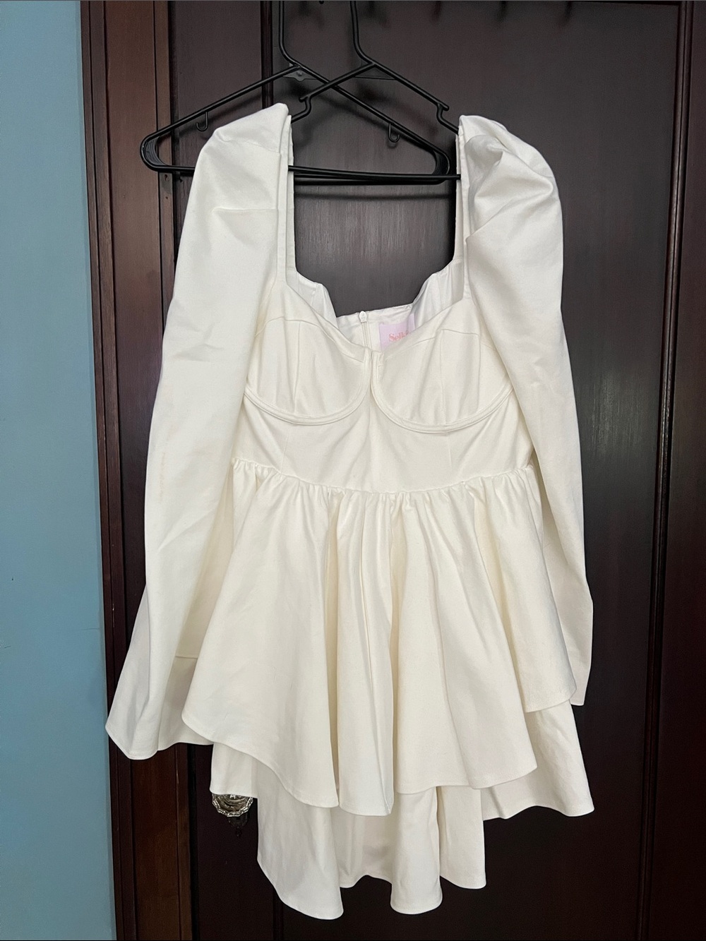 Cream selkie dress